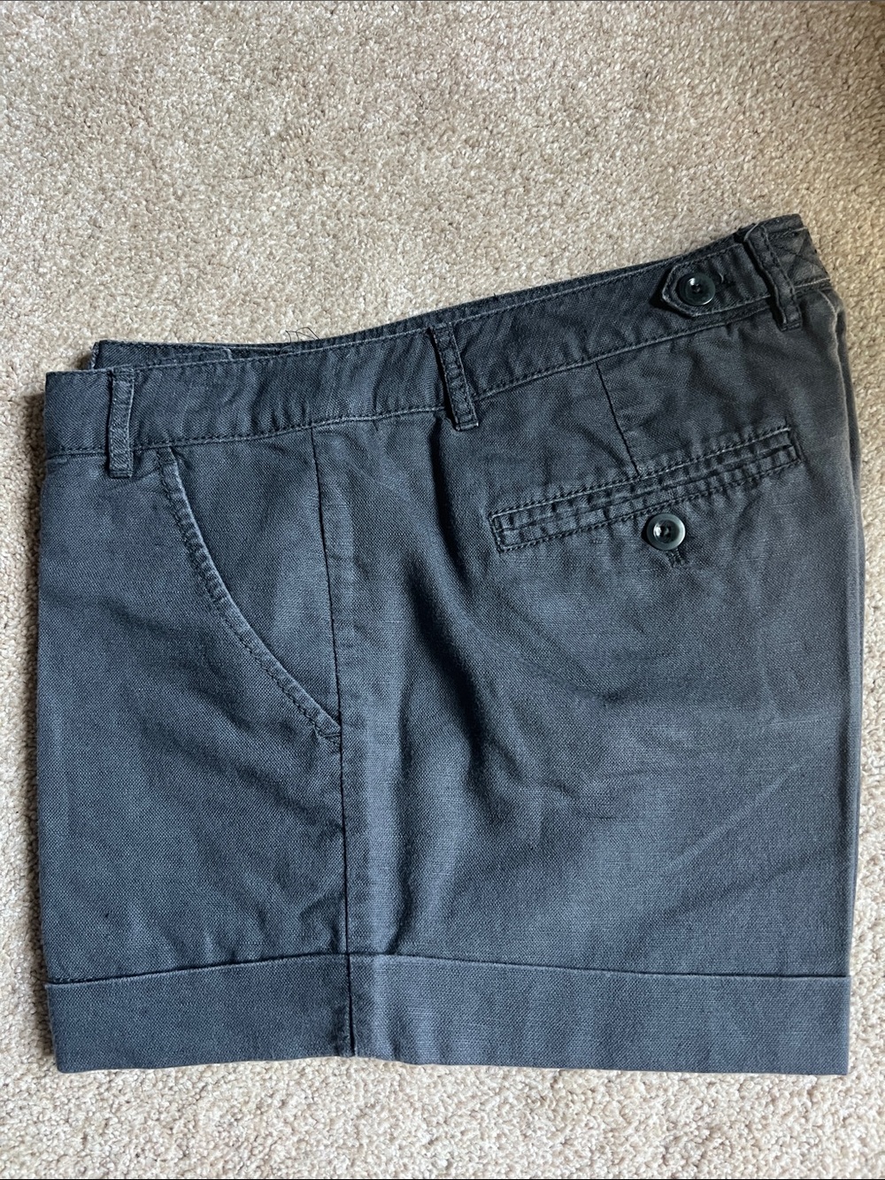 GAP Charcoal Gray shorts. Size 2. EUC.